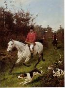 unknow artist Classical hunting fox, Equestrian and Beautiful Horses, 059. USA oil painting artist